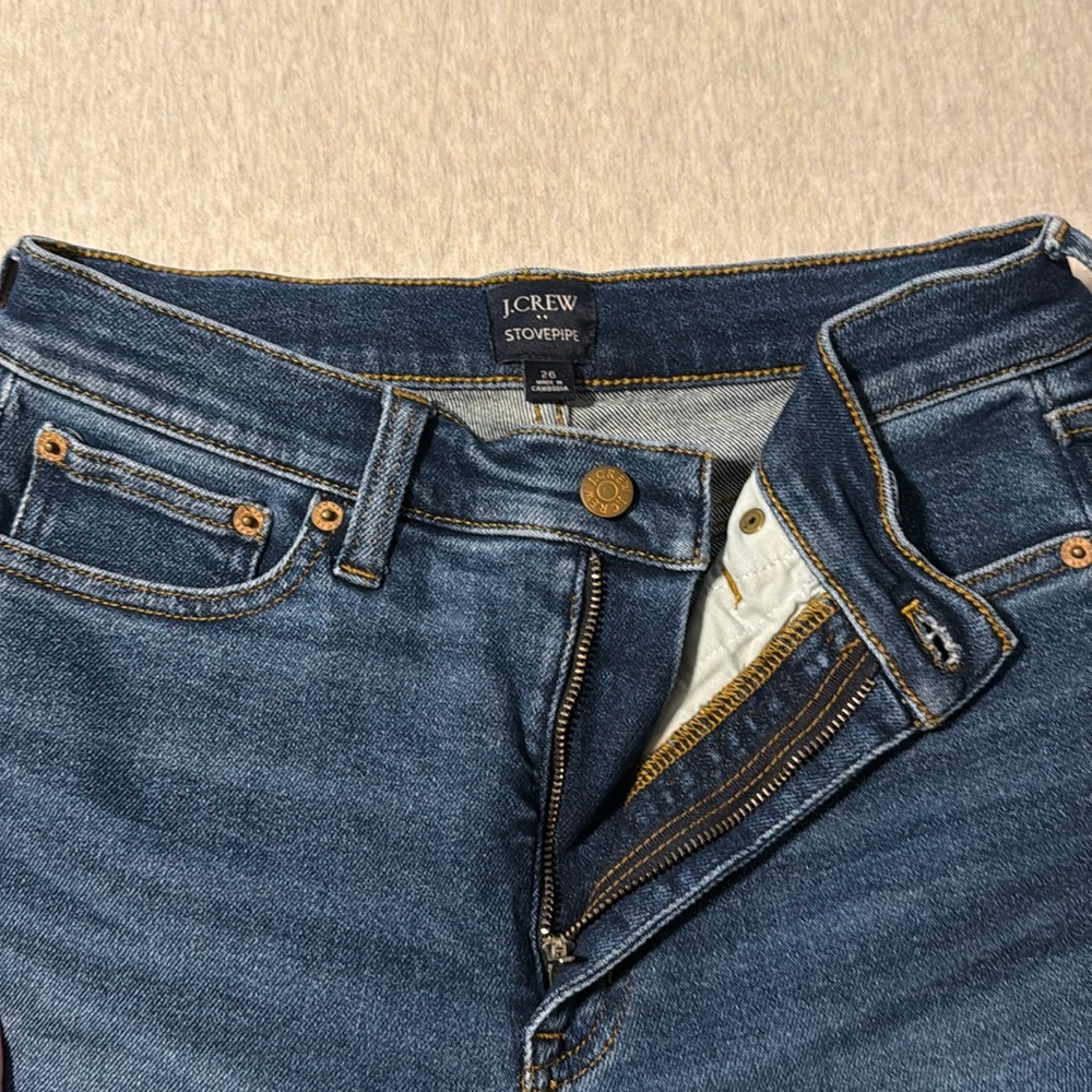 J. Crew High Rise Blue Jeans